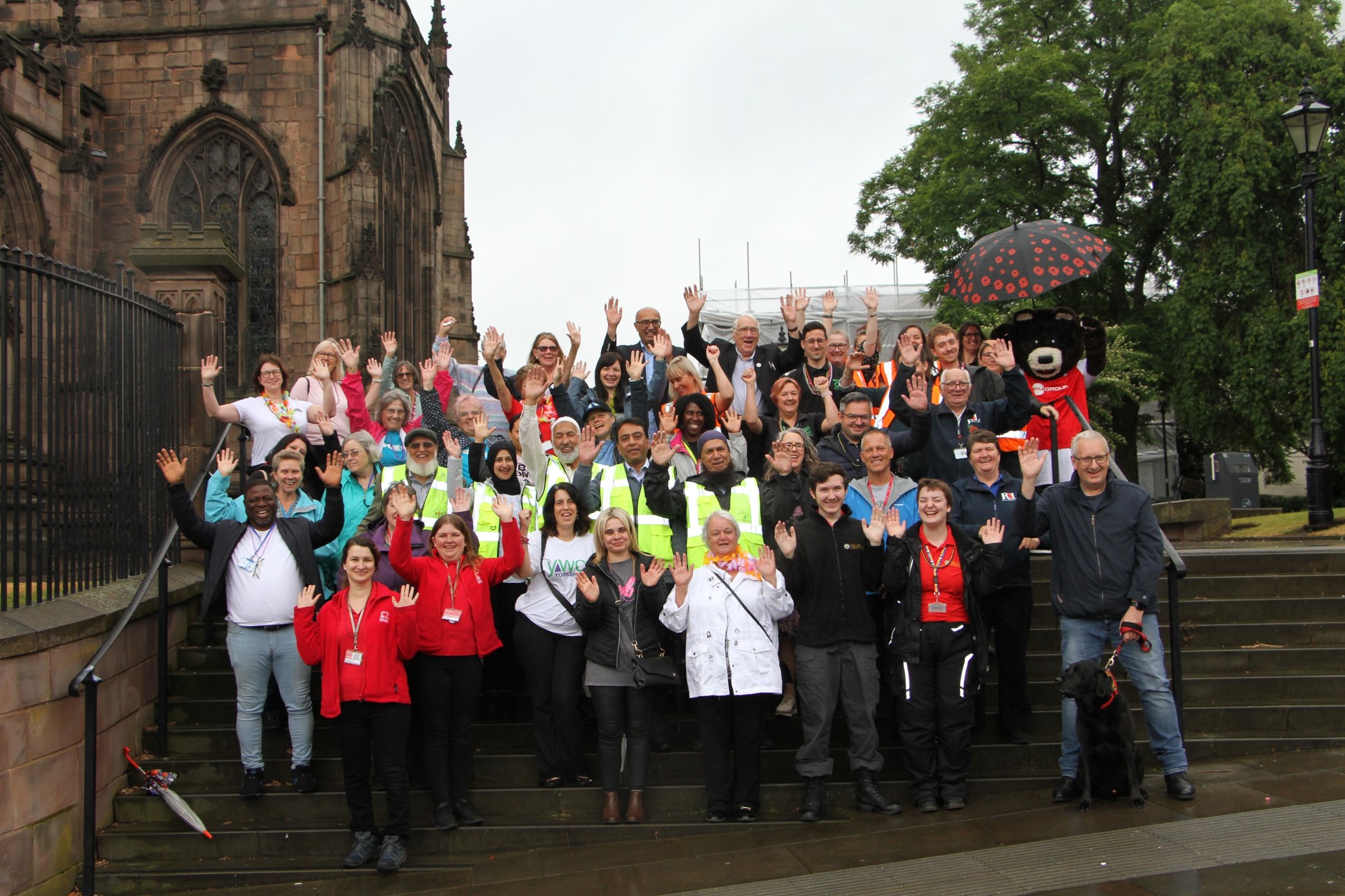 Volunteer walk 2023 group photo